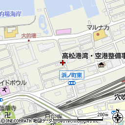 ほか弁さぬき亭浜ノ町店周辺の地図