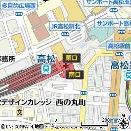 鉄道リネンサービス株式会社　四国支店周辺の地図