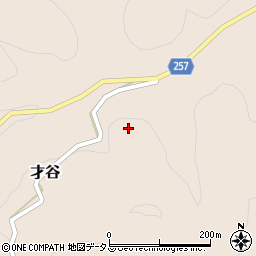 奈良県吉野郡下市町才谷525周辺の地図