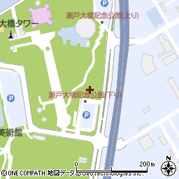 「道の駅」瀬戸大橋記念公園公衆トイレ周辺の地図