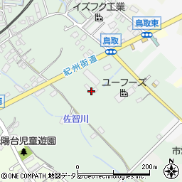大阪府阪南市鳥取206周辺の地図