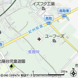 サンディ阪南鳥取店周辺の地図