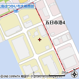 広島県廿日市市木材港北13周辺の地図