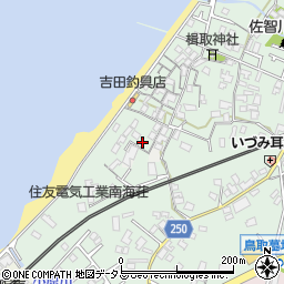大阪府阪南市鳥取1022周辺の地図