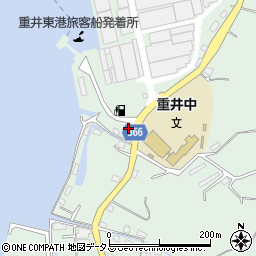 広島県尾道市因島重井町651-19周辺の地図