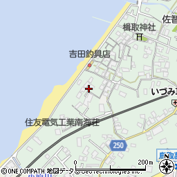 大阪府阪南市鳥取1023周辺の地図