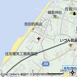 大阪府阪南市鳥取1025周辺の地図