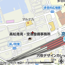 香川県高松市浜ノ町6周辺の地図