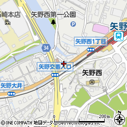 ＡＳＡＨＩ　ＰＡＲＫ矢野駅前第３駐車場周辺の地図