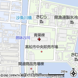 株式会社鶴見商店　中央卸売市場周辺の地図