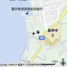 広島県尾道市因島重井町473周辺の地図