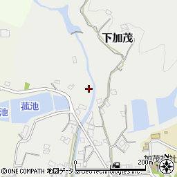 兵庫県洲本市下加茂周辺の地図