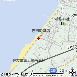 大阪府阪南市鳥取1666周辺の地図