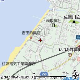 大阪府阪南市鳥取1042周辺の地図