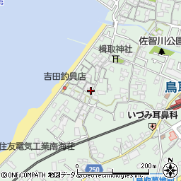 大阪府阪南市鳥取1044周辺の地図
