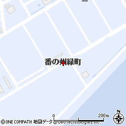 香川県坂出市番の州緑町周辺の地図