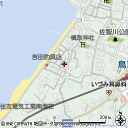 大阪府阪南市鳥取1041周辺の地図