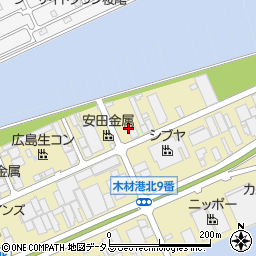 安田金属株式会社　廿日市古紙プラザ周辺の地図