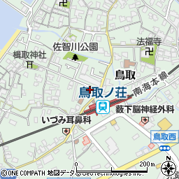 大阪府阪南市鳥取668周辺の地図