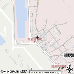 坂出瀬居郵便局周辺の地図