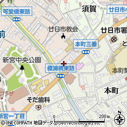 もみじ銀行廿日市支店周辺の地図