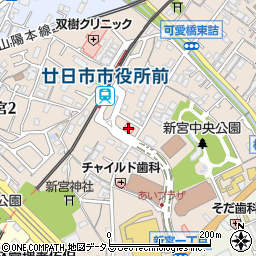 橋田歯科医院周辺の地図