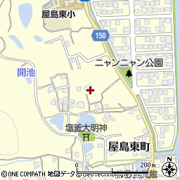 香川県高松市屋島東町982-1周辺の地図