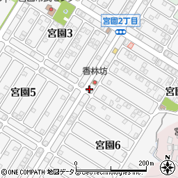 田中学習会宮園校周辺の地図