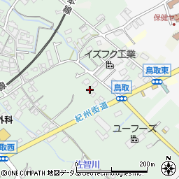 大阪府阪南市鳥取215周辺の地図
