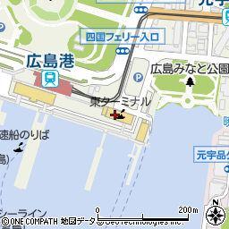 瀬戸内海汽船株式会社　労務・船舶工務・運航管理周辺の地図