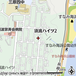 広島県三原市須波ハイツ2丁目周辺の地図