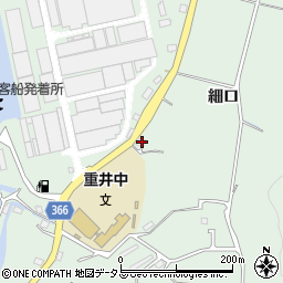 広島県尾道市因島重井町459周辺の地図