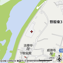 奈良県農業協同組合　五條市統合選果場周辺の地図