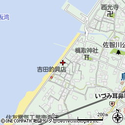 大阪府阪南市鳥取1625周辺の地図