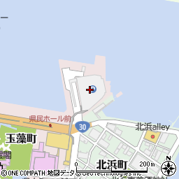 香川県玉藻町駐車場周辺の地図