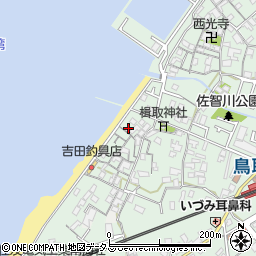 大阪府阪南市鳥取1058周辺の地図