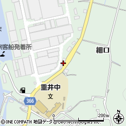 広島県尾道市因島重井町494周辺の地図