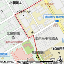 セブンイレブン広島東部流通団地店周辺の地図