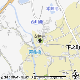 安井寺周辺の地図