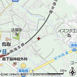大阪府阪南市鳥取1245周辺の地図