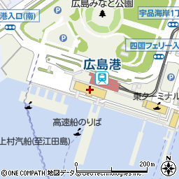 広島港総合案内所周辺の地図