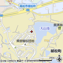 香川県高松市植松町207周辺の地図