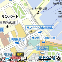 香川県庁出先機関高松港管理事務所周辺の地図