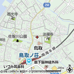 大阪府阪南市鳥取1215周辺の地図