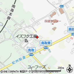 大阪府阪南市鳥取146周辺の地図