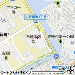 株式会社石崎本店　広島工場矢野周辺の地図
