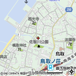 大阪府阪南市鳥取1185周辺の地図