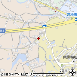 香川県高松市植松町252-2周辺の地図