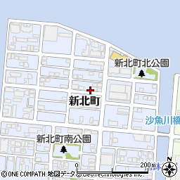 香川県高松市新北町周辺の地図
