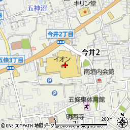 ハニーズ奈良五條店周辺の地図